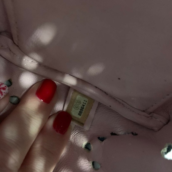 Patent leather Chanel tote with perforated accents. - Picture 7 of 17